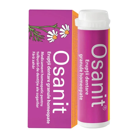 Pachet Avantajos pentru eruptii dentare Osanit granule 7,5 g + Osa Gel x 20g