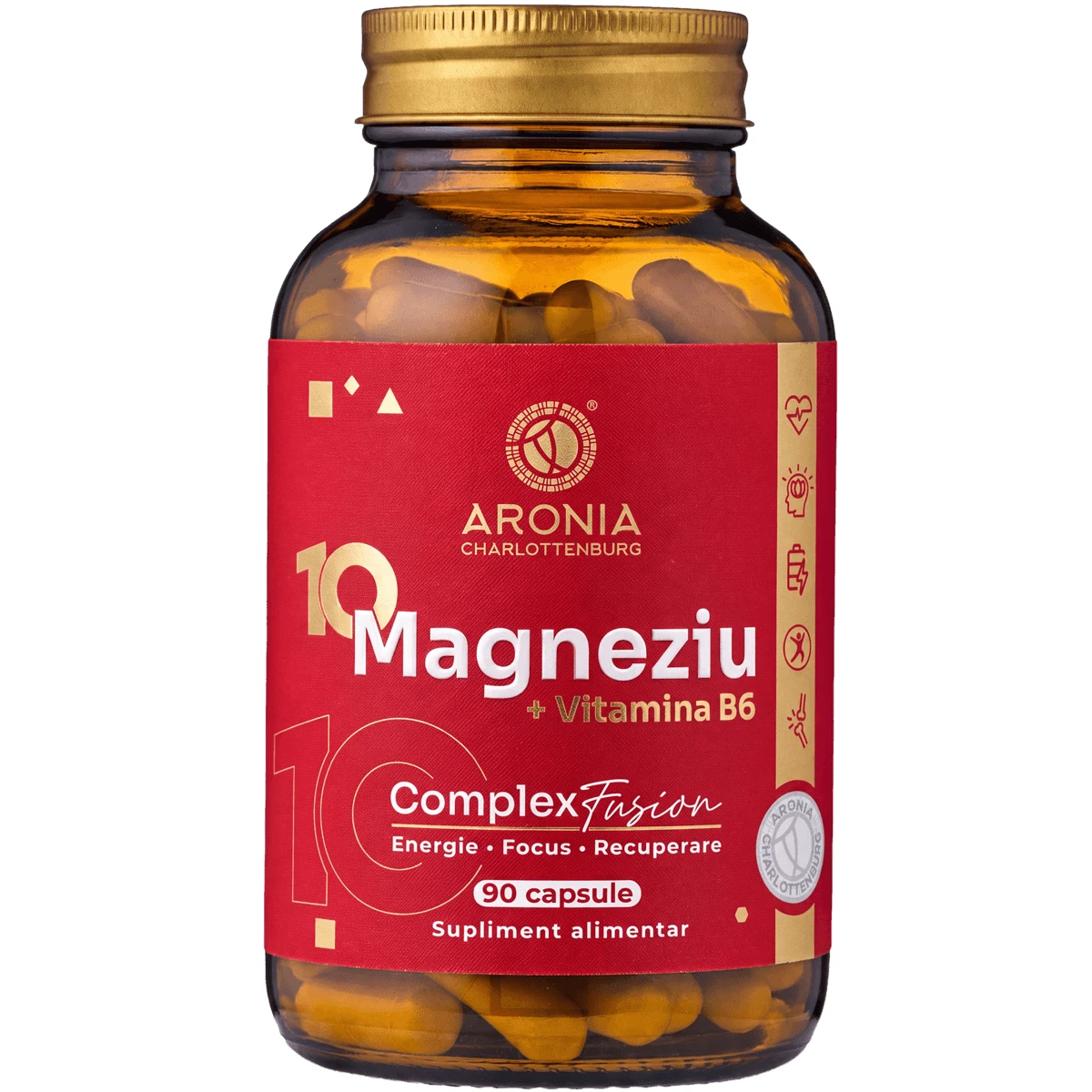 10 Magnesium + Vitamin B6 – Fusion-Komplex: 10 Magnesiumformen + Vitamin B6 für Energie, Konzentration und Regeneration
