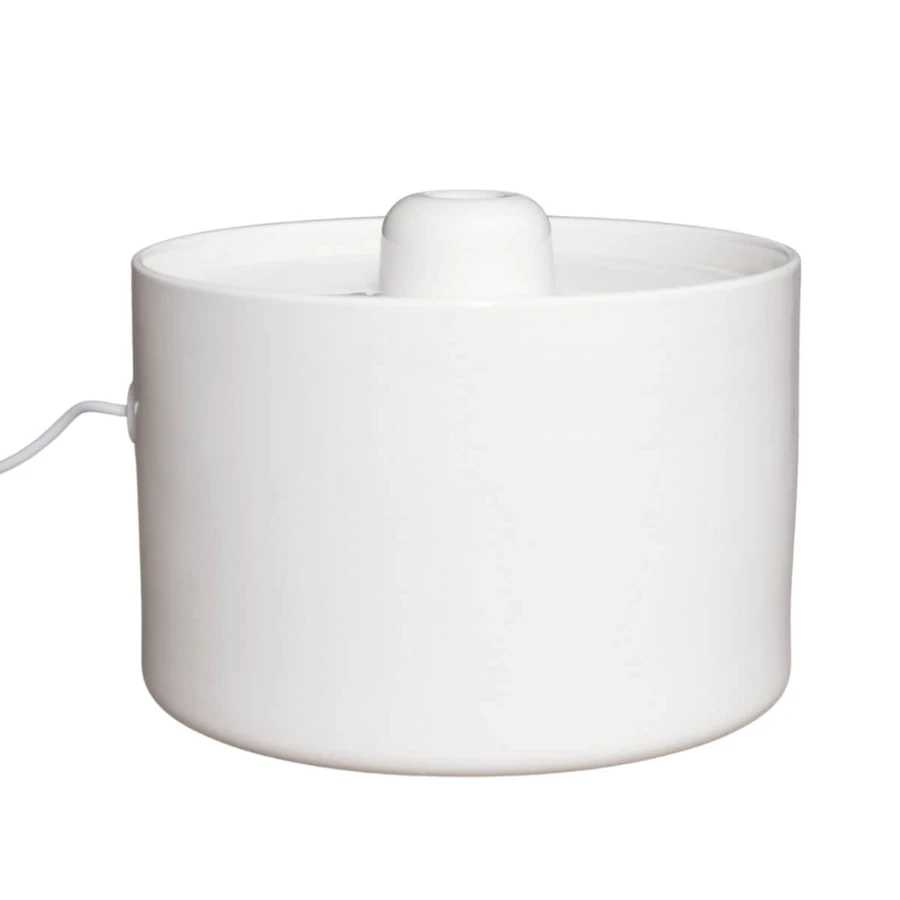 SHAW Fântână Ceramică , fântână pisici, rotundă, sistem filtrare, ceramică, bej, 2l