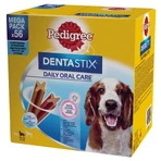 PEDIGREE DentaStix, M, Confezioni giganti di snack per cani, 7 pezzi x 8, 1,44 kg