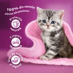 WHISKAS Junior Classic Selections, agneau, bœuf, poulet et volaille, aliments humides pour chats en sachets (en sauce), lot de 12 sachets de 85 g