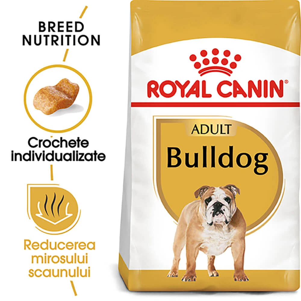 ROYAL CANIN Bulldog Adult, Trockenfutter für Hunde, 3 kg