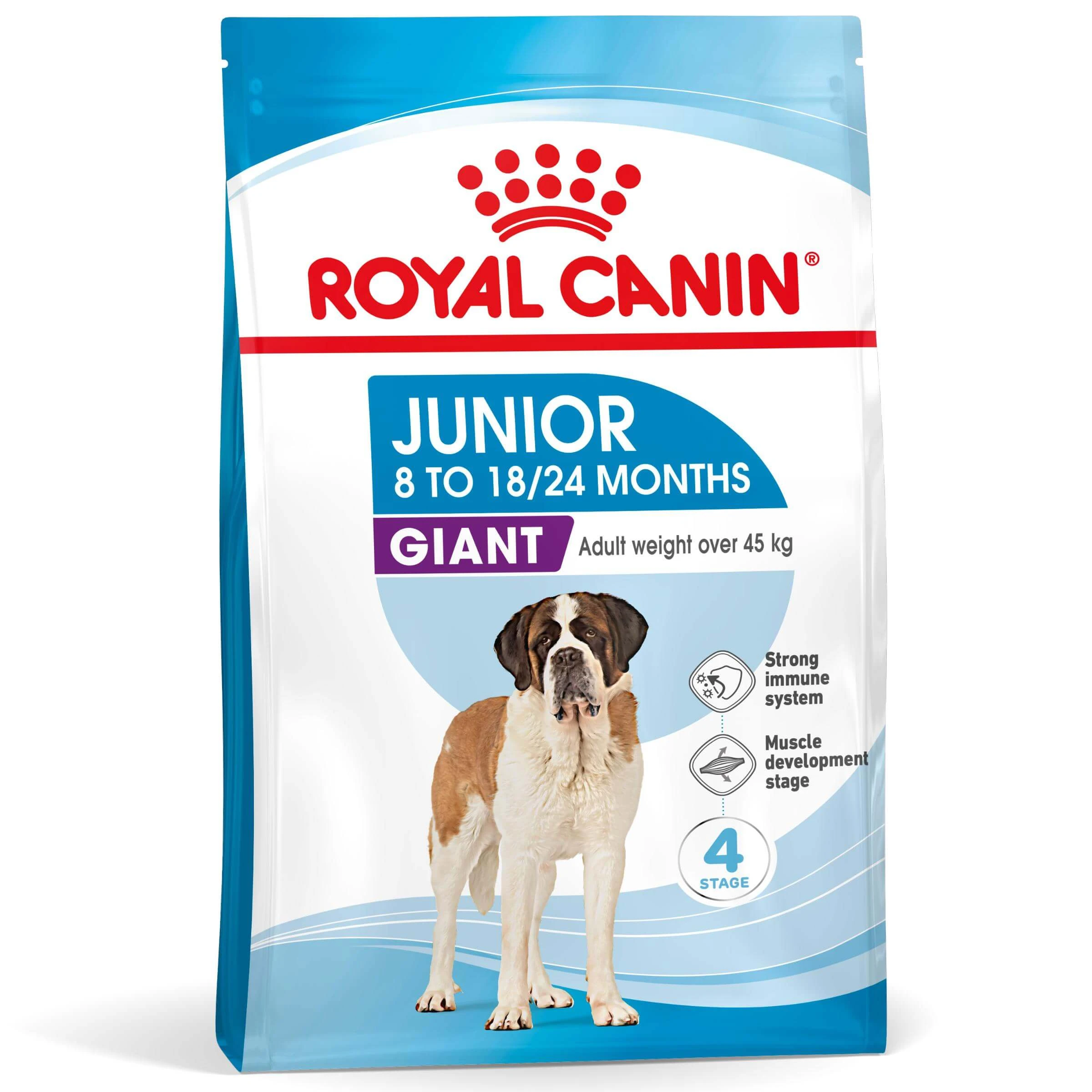 ROYAL CANIN Giant Junior, Trockenfutter für junge Hunde, Wachstumsphase 2, 3,5 kg