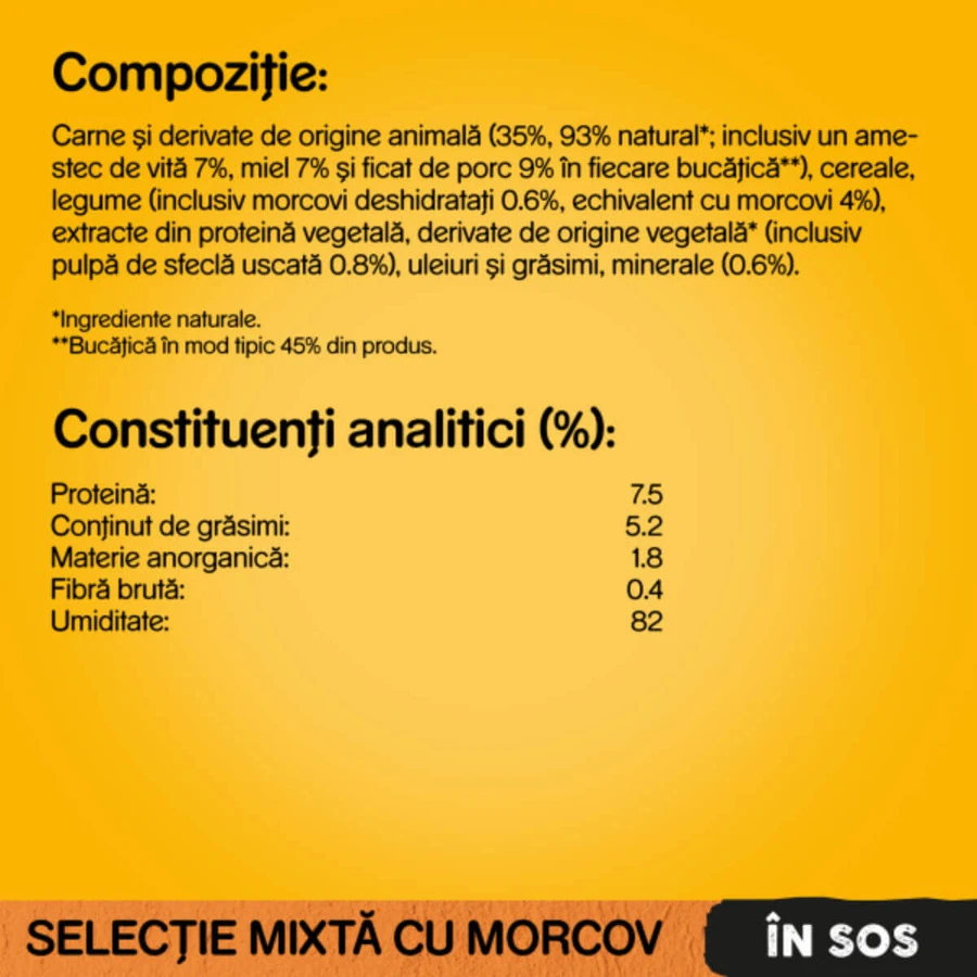 PEDIGREE Mischlingsfutter, XS–XL, Rind und Pute, Nassfutter für Hunde in Beuteln (in Soße), Multipack, je 100 g, 4 Stück