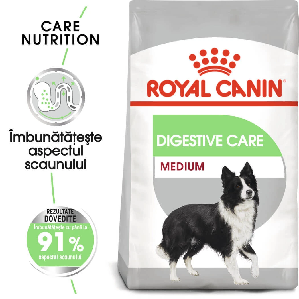 ROYAL CANIN Medium Digestive Care, Trockenfutter für Hunde, für eine gesunde Verdauung, 3 kg