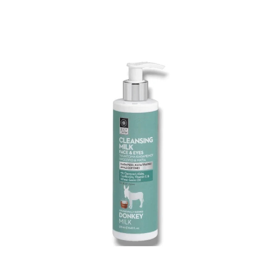 BODYFARM Face Cleansing Milk – Lapte demachiant pentru față și ochi cu lapte de măgară, 250 ml