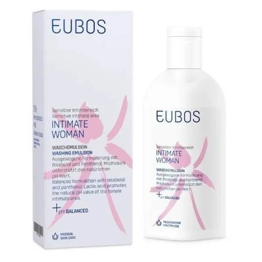 EUBOS Intimate Woman Washing Emulsion – Loțiune de curățare pentru zona intimă 200 ml
