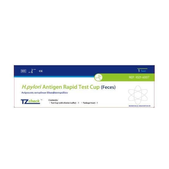 TZ CHECK H. pylori-Antigen-Schnelltest – Nachweis des Helicobacter-pylori-Antigens, 1 Stück