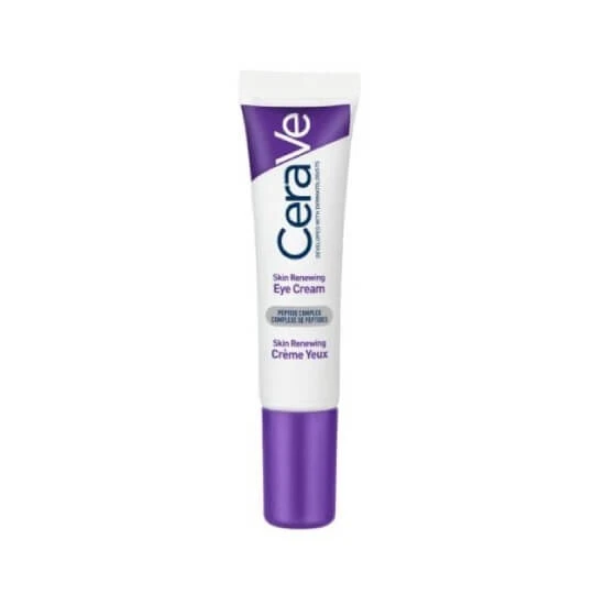 CERAVE Hauterneuernde Augencreme mit Peptidkomplex und 3 essenziellen Ceramiden, 15 ml