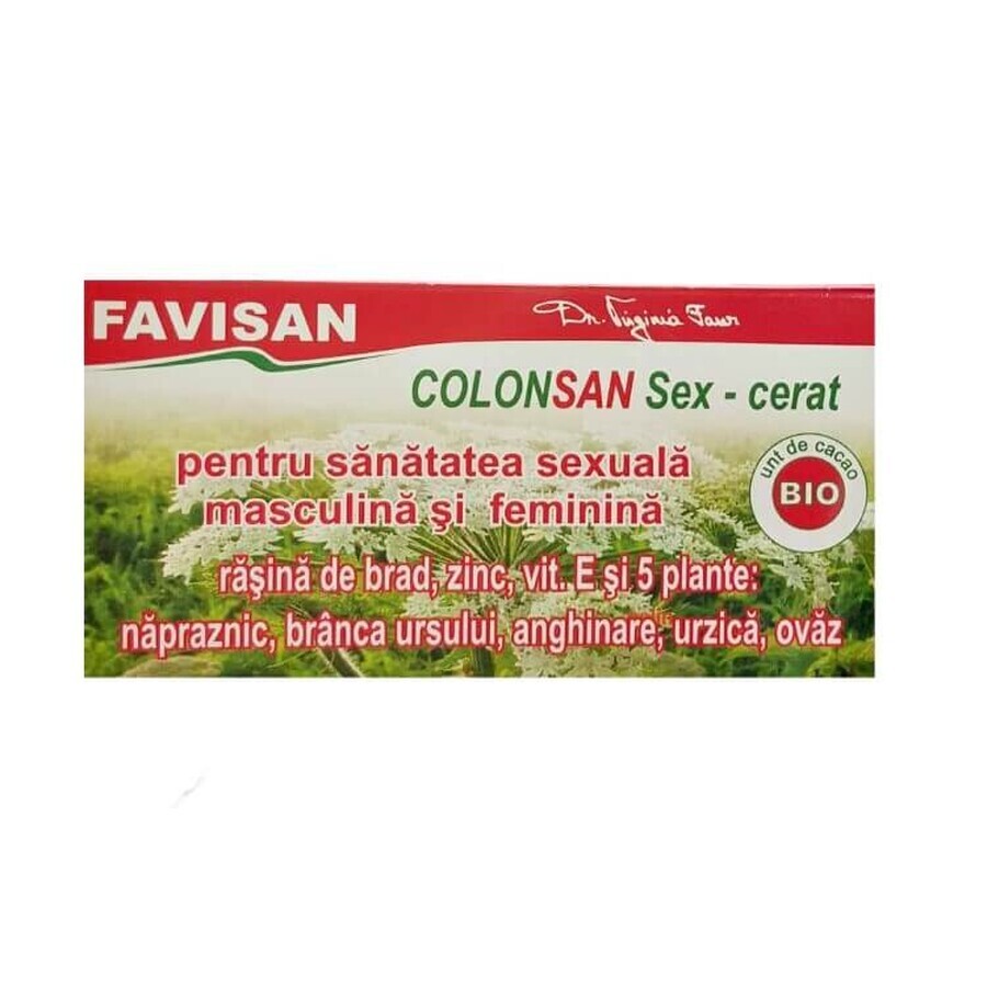 Colonsan Sex-Cerat Supozitoare, Favisan, (10x1.9) 19g