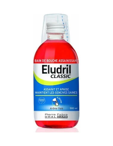 Elgydium | Eludril Classic | Antibakterielles Mundwasser | 500 ml