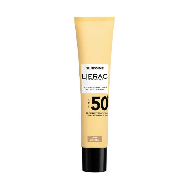 Lierac | Sunissime – Das samtige Sonnenfluid: Leichte, samtige getönte Gesichts-Sonnencreme LSF 50+ | 40 ml