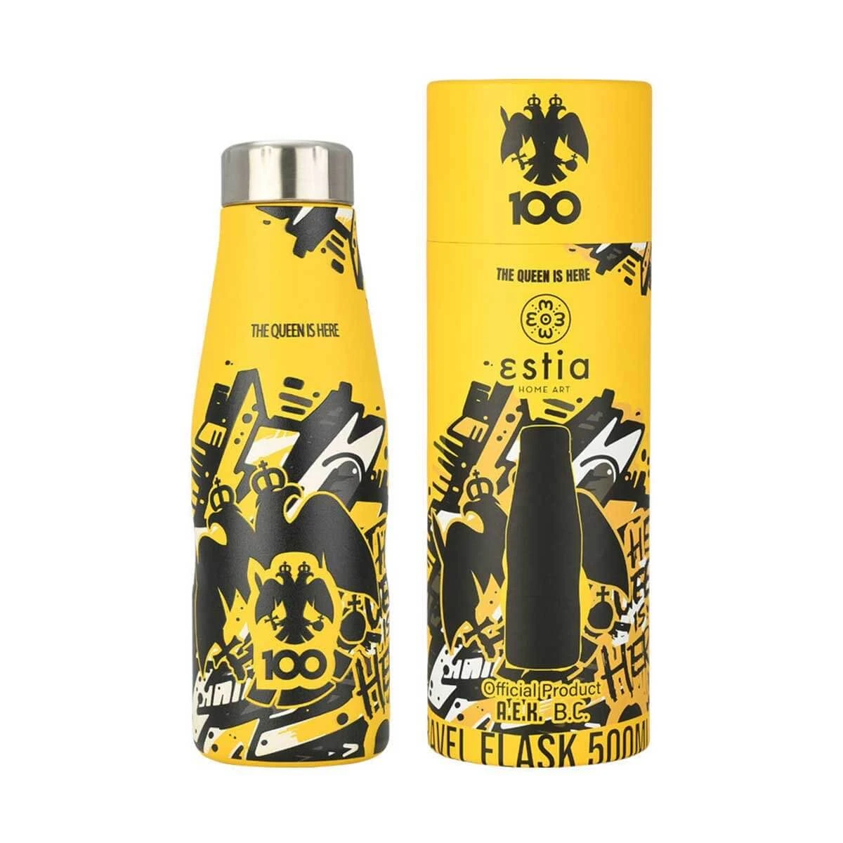 Estia | Thermosflasche AEK B.C. Edition „The Queen Is Here“ | 500 ml