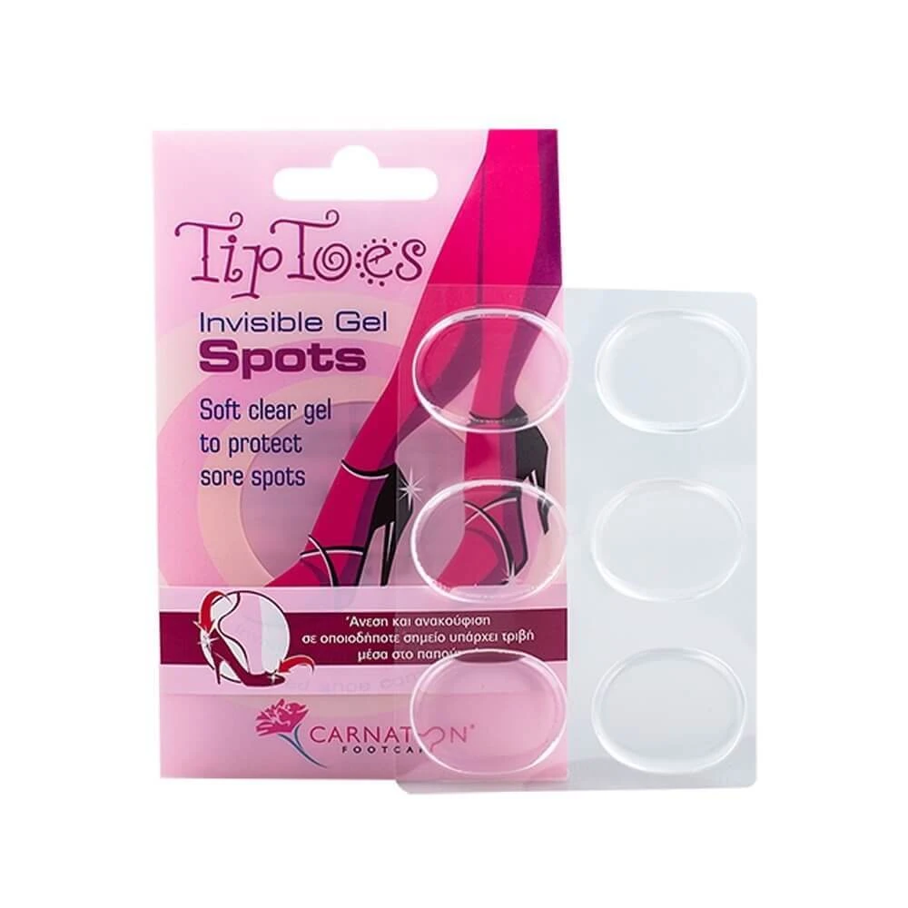 Carnation | „Tip Toes Spots“ Gel-Pflaster gegen Blasen | 6 Stück