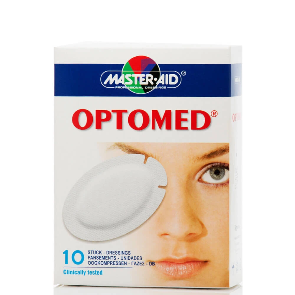Master Aid | Optomed Augenverband zum Aufkleben | 10 Stück