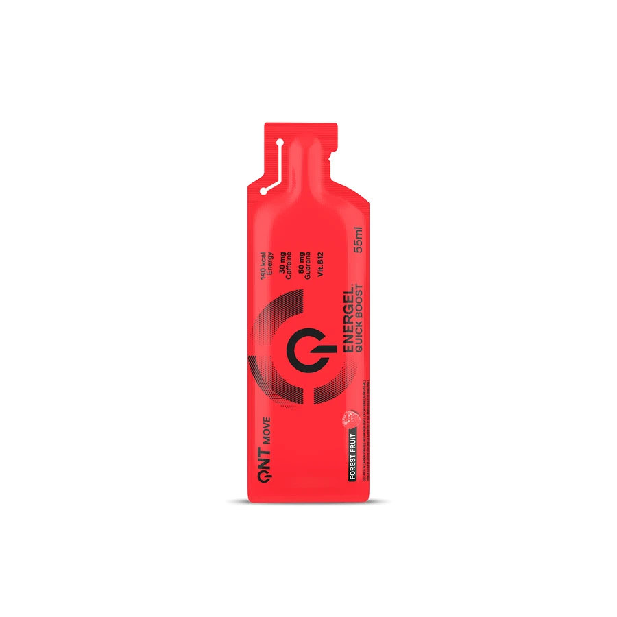 QNT | Gel energético Energel Quick Boost de frutos del bosque, monodosis | 55 ml