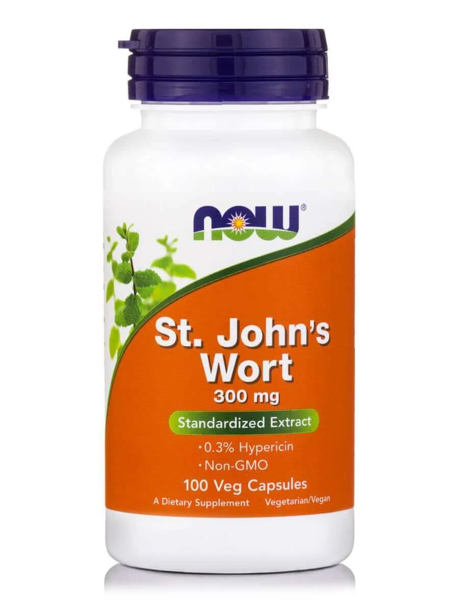 Jetzt | Johanniskraut-Extrakt 300 mg | Nahrungsergänzungsmittel für eine positive Stimmung | 100 VegiCaps