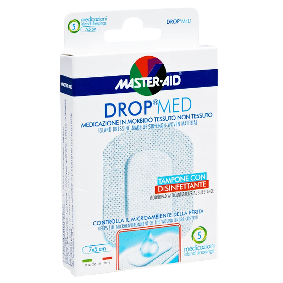 Master Aid | DropMed | Tifon autoadeziv și neadeziv | 1 dimensiune | 5 bucăți