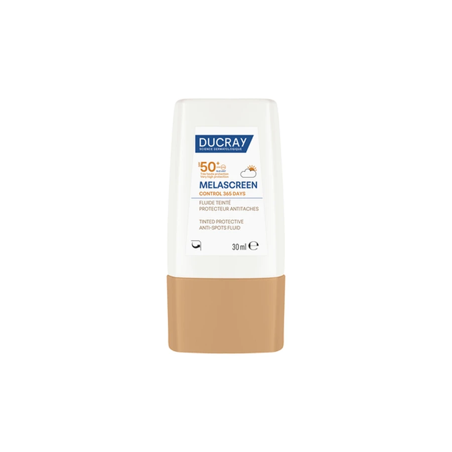 Ducray | Melascreen Cremă solară fluidă împotriva petelor, cu SPF 50+ și nuanță | 30 ml