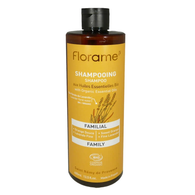 FLORAME BIO-SHAMPOO MIT ÄTHERISCHEN ÖLEN FÜR DIE GANZE FAMILIE 400 ml