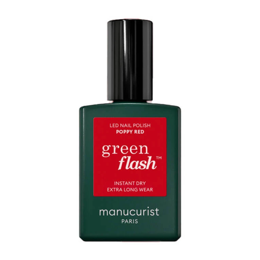 MANUCURIST GREEN FLASH POPPY RED – lakier do paznokci 15 ml: ceny i cechy
