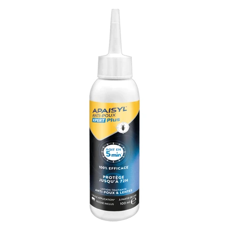 APAISYL XPERT PLUS LOȚIUNE ANTIPĂDUCHI 100 ML + PÂNZĂ