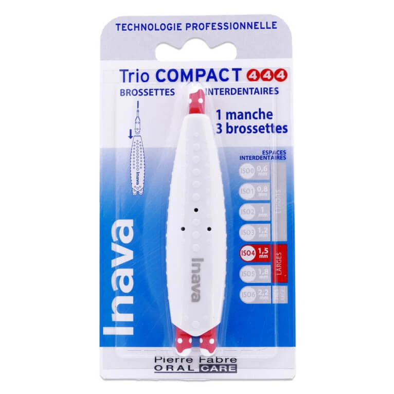 INAVA TRIO COMPACT 3 ISO 4 BÜRSTEN, 1,5 MM