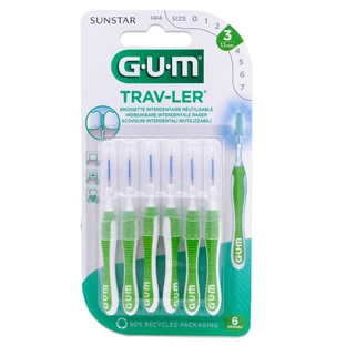 SUNSTAR GUM TRAV-LER 6 testine da 1,1 mm