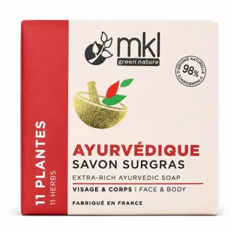 MKL AYURVEDISCHE FEUCHTIGKEITSSPENDENDE SEIFE MIT 11 KRÄUTERN, 100 G