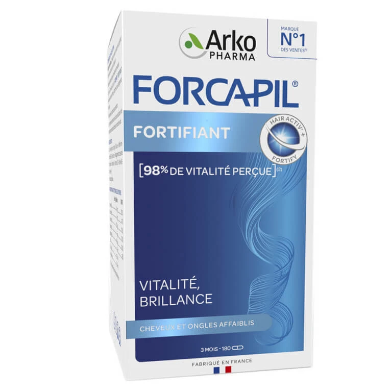 ARKOPHARMA FORCAPIL – FÜR KRÄFTIGES HAAR, VITALITÄT UND GLANZ – 180 KAPSELN
