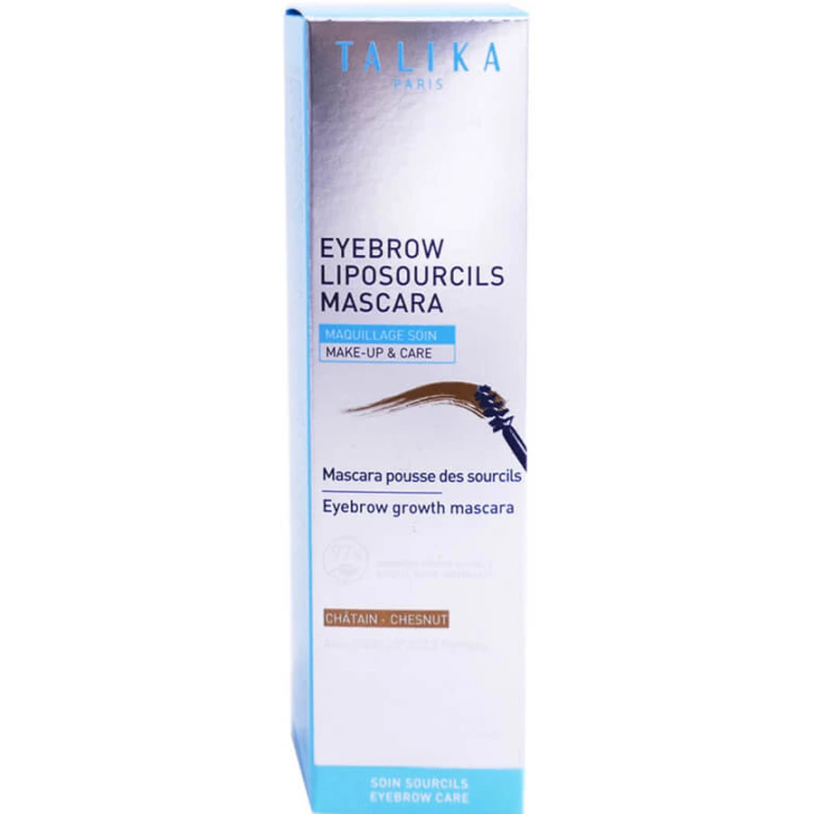 TALIKA MASCARA PER SOPRACCIGLIA LIPOSOURCILS, CASTAGNA, 5 ML