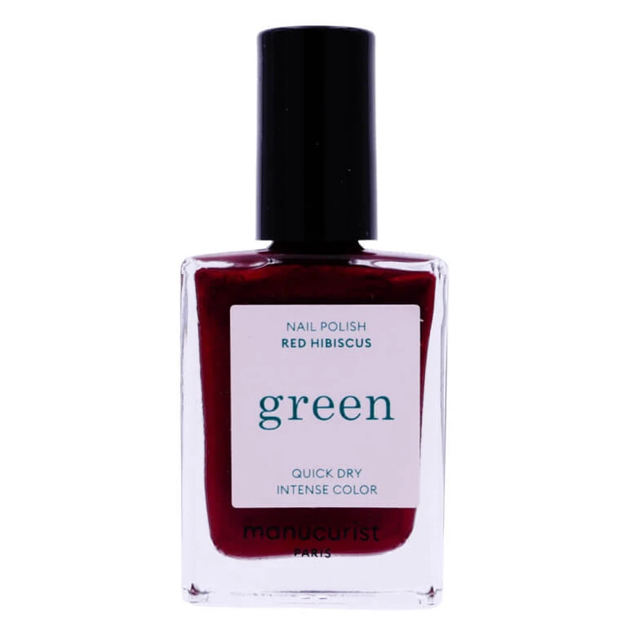 MANUCURIST LAKIER DO PAZNOKCI Z HIBISKUSEM, ZIELONO-CZERWONY, 15 ML: ceny i cechy