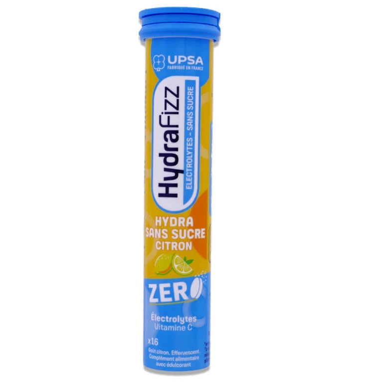 UPSA HYDRAFIZZ HYDRA LEMON ZUCKERFREI 16 BRAUSETABLETTEN