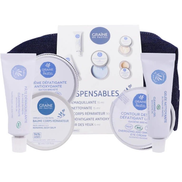 GRAINE DE PASTEL ESSENTIALS-SET: 5 HAUTPFLEGEPRODUKTE