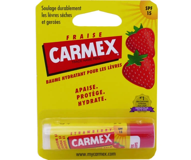 CARMEX ERDBEER-LIPPENPFLEGE LSF 15 4,9 ml