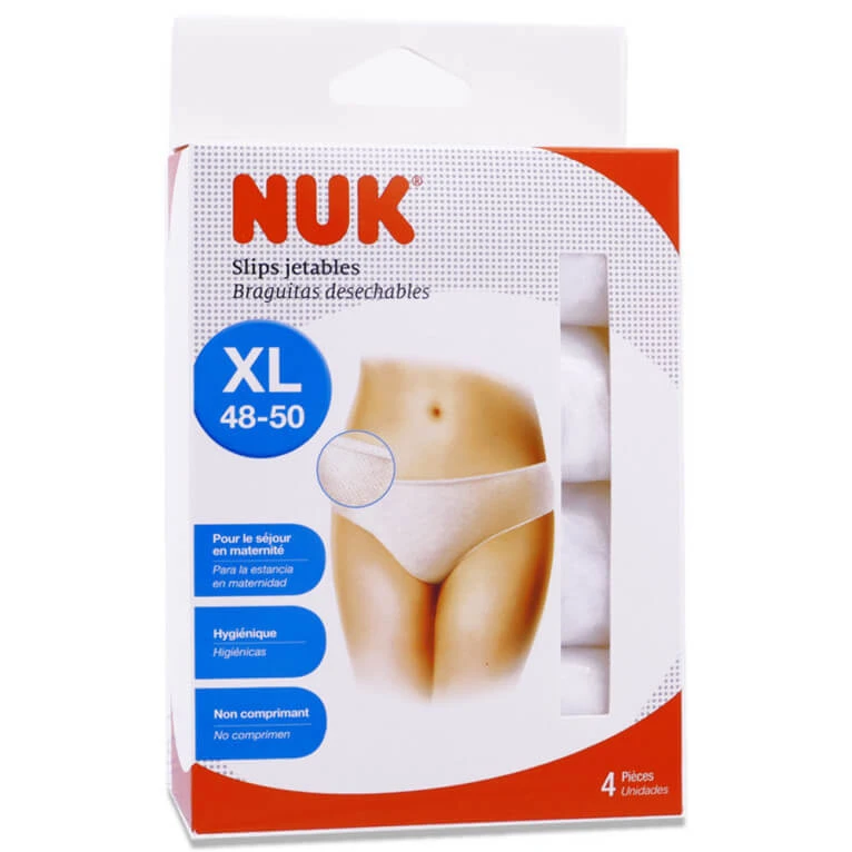 NUK Einweg-Umstandshöschen XL 48–50, 4er-Pack