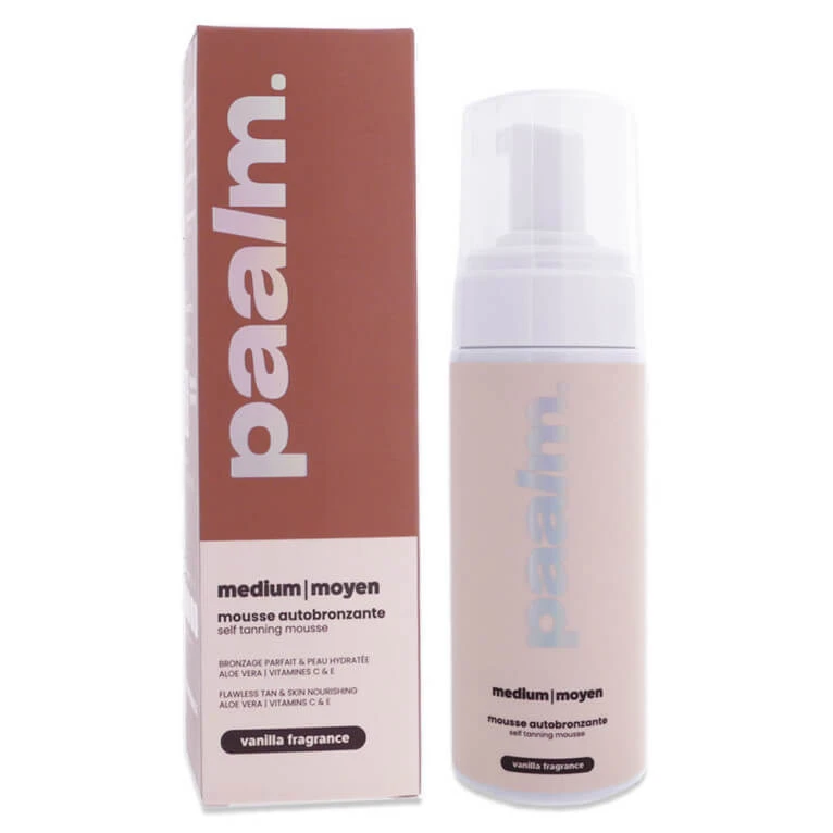 PAALM SELBSTBRÄUNUNGSSCHAUM, MIT VANILLE-DUFT, 150 ML