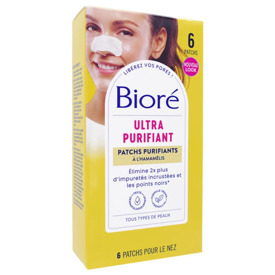 BIORE CEROTTI PURIFICANTI ALL'HAMAMELIS PER IL NASO, 6 CEROTTI