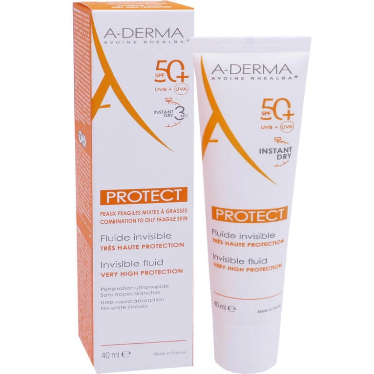 ADERMA PROTECT INVISIBLE LOTION 40 ml LSF 50+