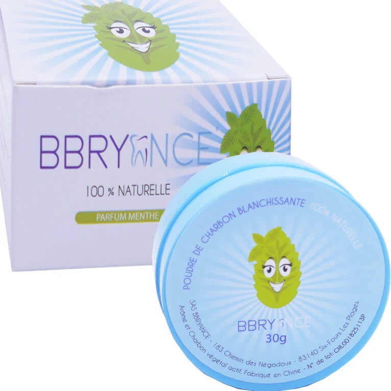 BBRYANCE HOLZKOHLEPULVER MIT MINZDUFT, 30 G