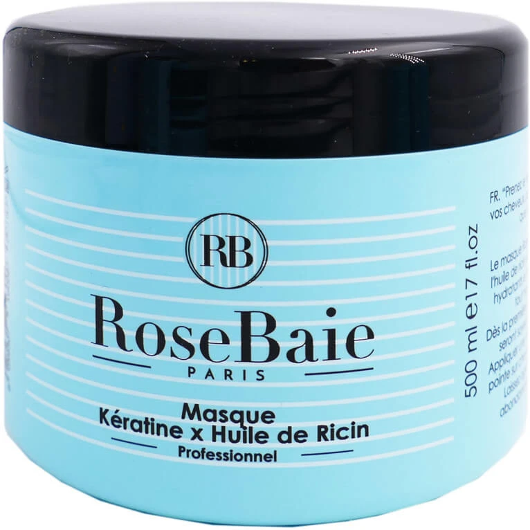 MASKE MIT HAGEBUTTEN-KERATIN UND RICINUSÖL 500 ML
