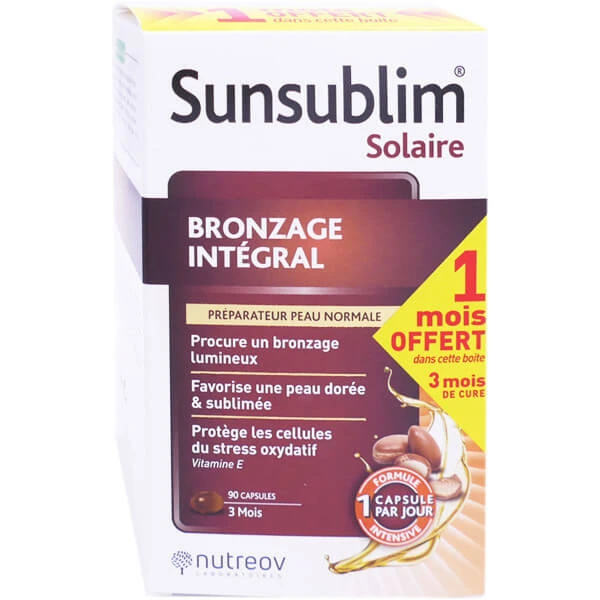 NUTREOV SUNSUBLIM ALL-OVER TAN 90 KAPSELN
