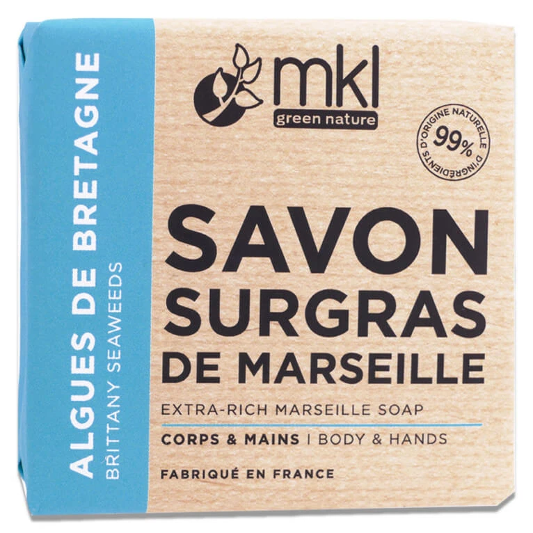 MKL MARSEILLE ÜBERFETTETE SEIFE MIT MEERESALGEN AUS DER BRETAGNE 100 G