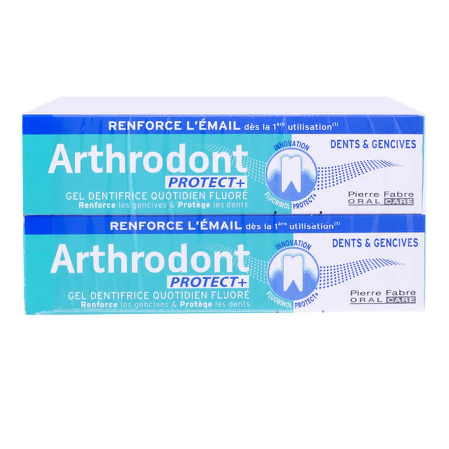 ARTHRODONT PROTECT+ GEL DENTÍFRICO PARA DIENTES Y ENCÍAS, PAQUETE DE 2 (75 ML CADA UNO)