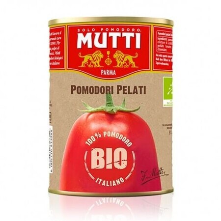 Geschälte Bio-Tomaten, 400 g, Mutti