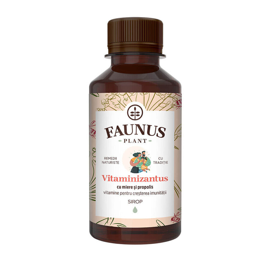 Vitaminizantus Honig und Propolis Sirup, 200 ml, Faunus Plant