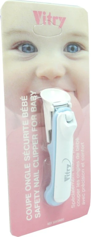 VITRY BABY-SICHERHEITSNAGELSCHERE, BLAU