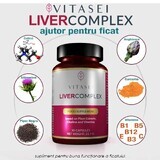 Vitasei Liver Complex - Supliment Pentru Buna Functionare A Ficatului, 30 capsule