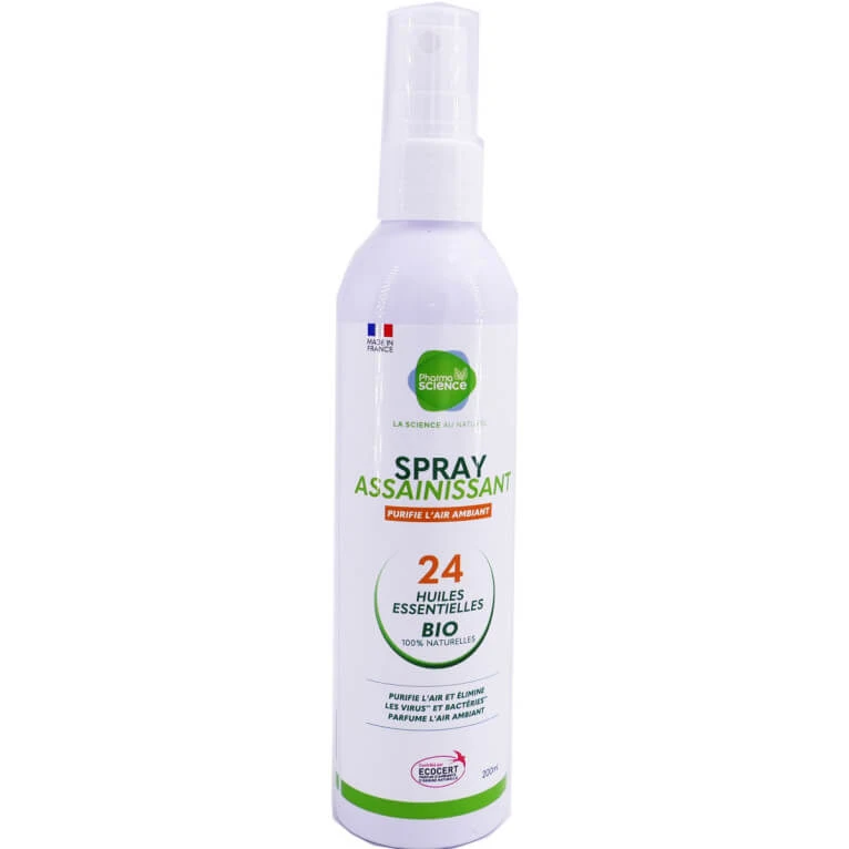 PHARMASCIENCE BIO-DESINFEKTIONSSPRAY MIT 24 ÄTHERISCHEN ÖLEN, 200 ML