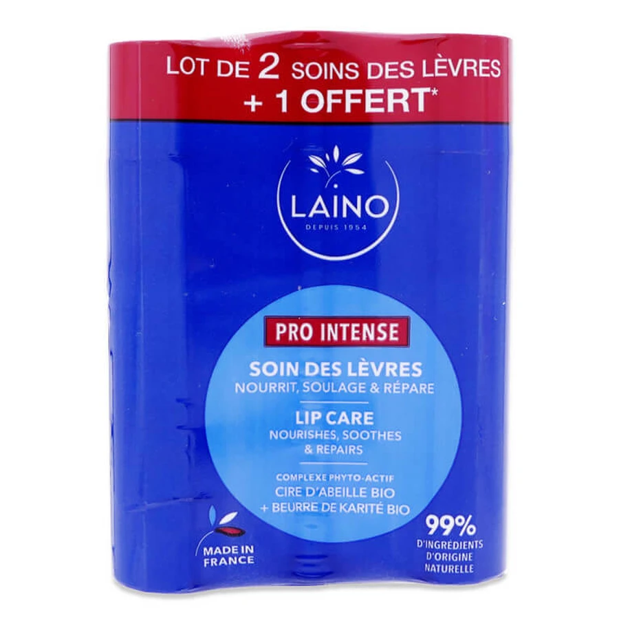 LAINO PRO INTENSE SOIN DES LÈVRES LOT DE 3X4G